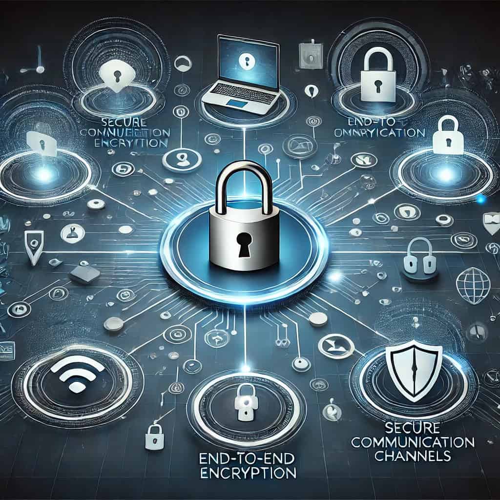 How to secure communication channels with end-to-end encryption