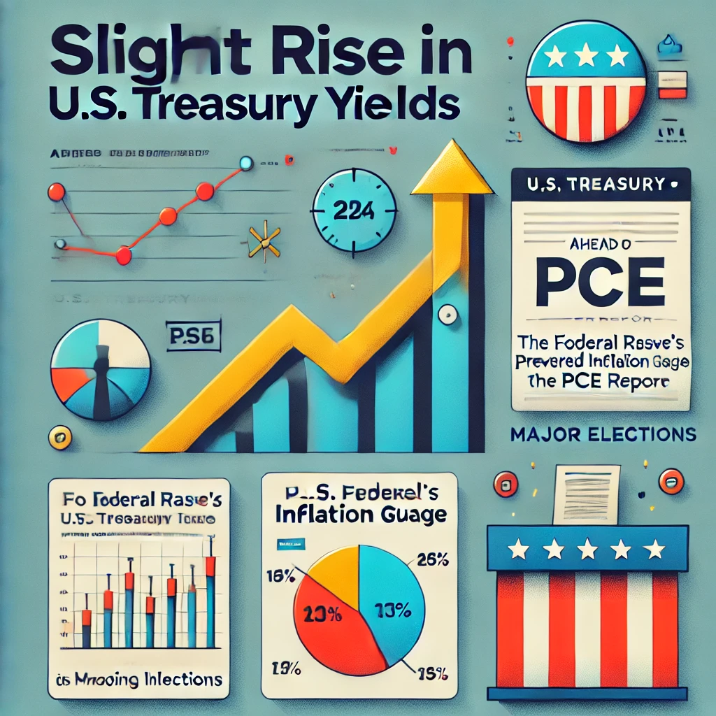 미국 국채 금리는 연준의 선호 지표인 PCE 발표를 앞두고 소폭 상승