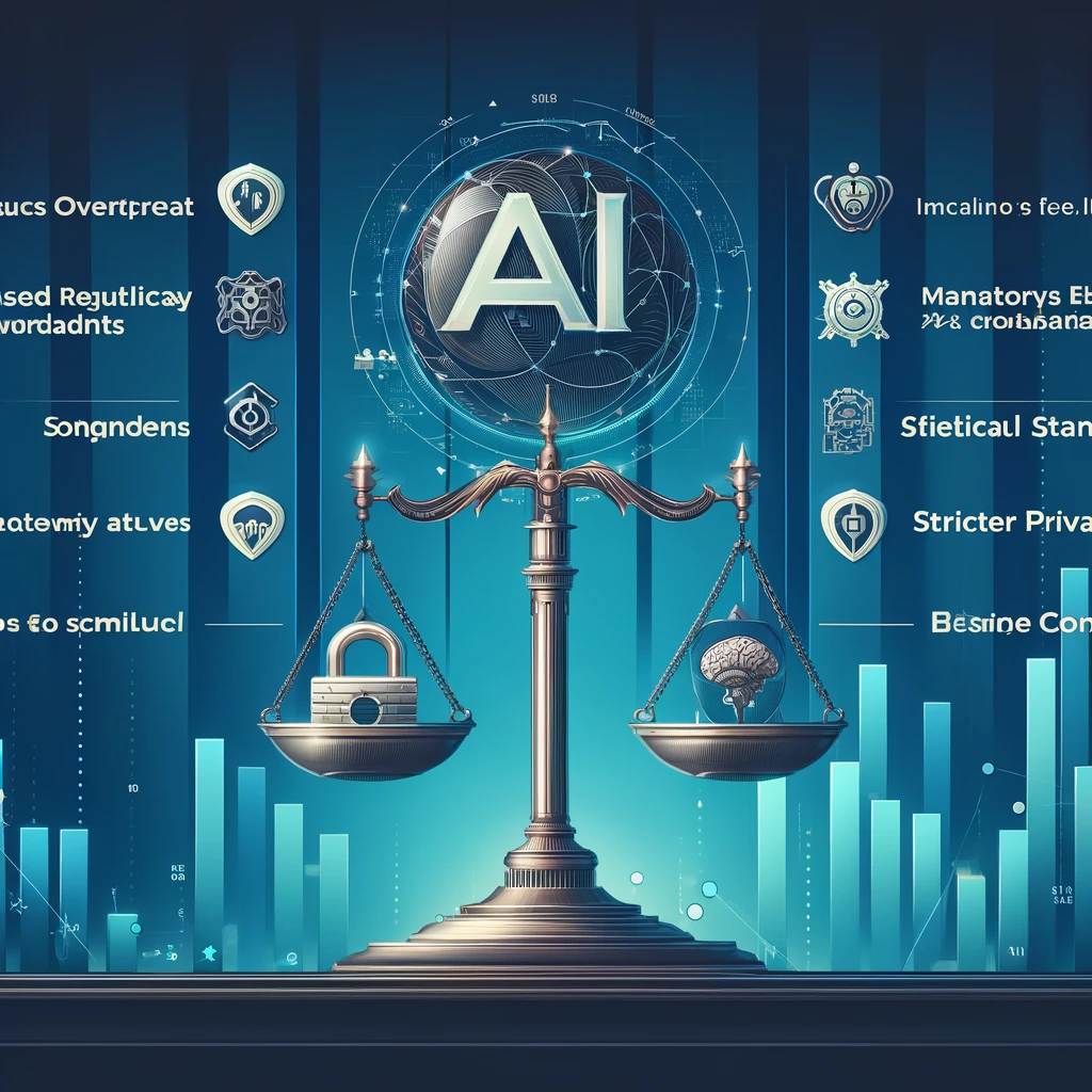 Key updates in California AI bill, balancing regulation, ethics, privacy, and impact on innovation.