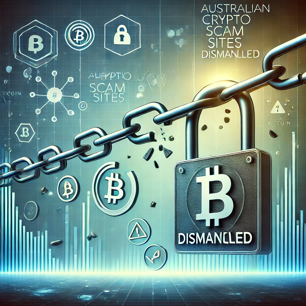 Australian Crypto Scam Sites Dismantled