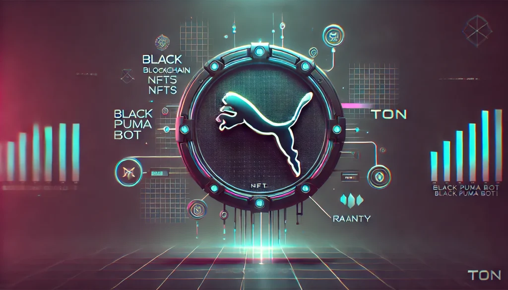 Pixelverse Black Puma Bot NFTs on TON Blockchain.