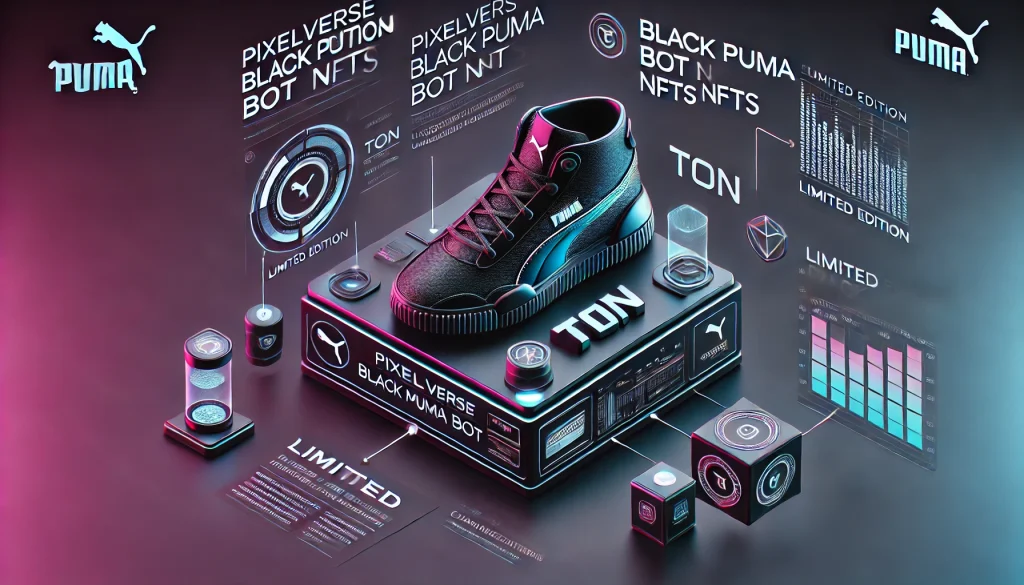 Key updates for Pixelverse Black Puma Bot NFTs on TON Blockchain.