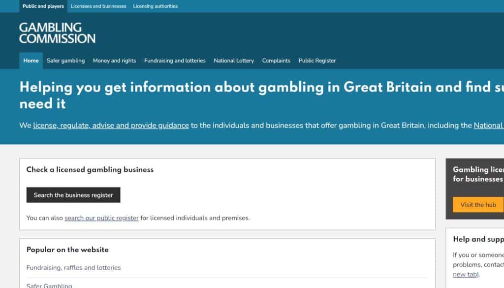 UK Gambling Commission (UKGC)