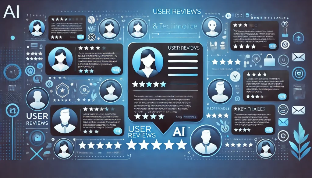 Snapshot of user reviews and testimonials about the topic AI