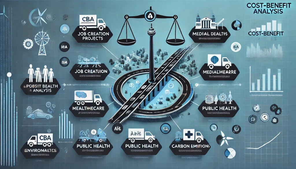 비용과 편익을 비교하는 척도로 정부 프로젝트, 의료 및 환경 정책에서 비용 편익 분석 적용