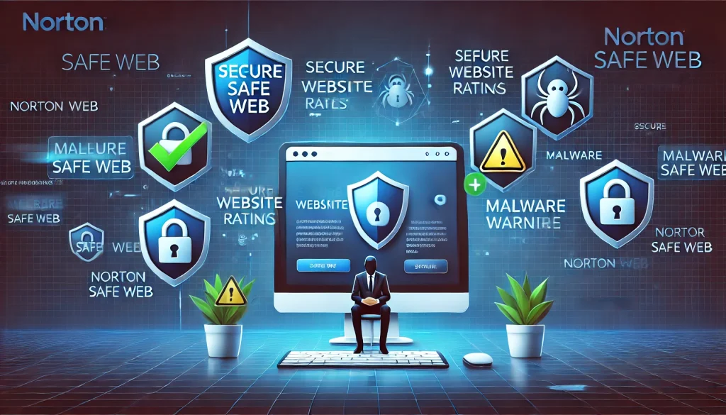 Norton Safe Web shielding user from online threats