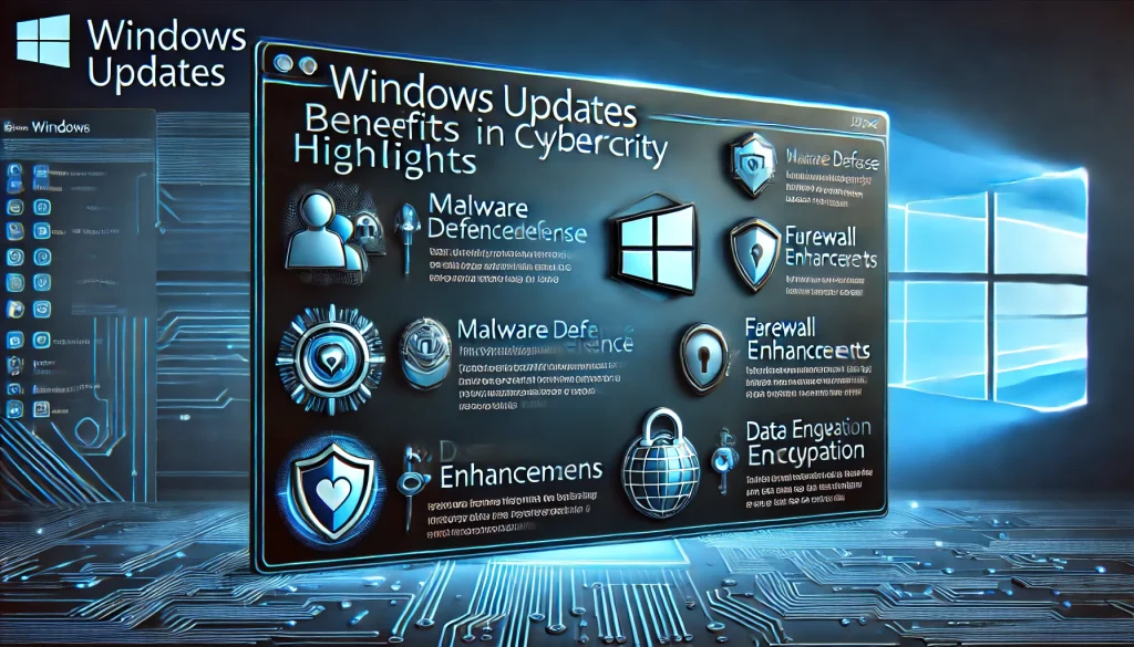 Detailed look at Windows Updates' benefits in cybersecurity, showing its importance for online protection.