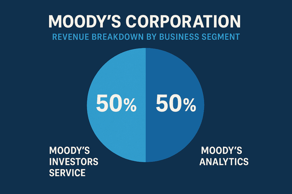Moody’s Corporation revenue breakdown by business segment.