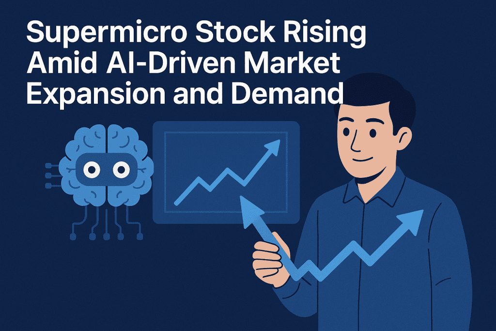 Supermicro stock rising amid AI-driven market expansion and demand.