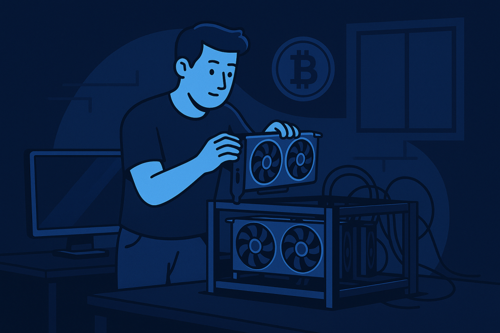 Setting up a crypto mining rig