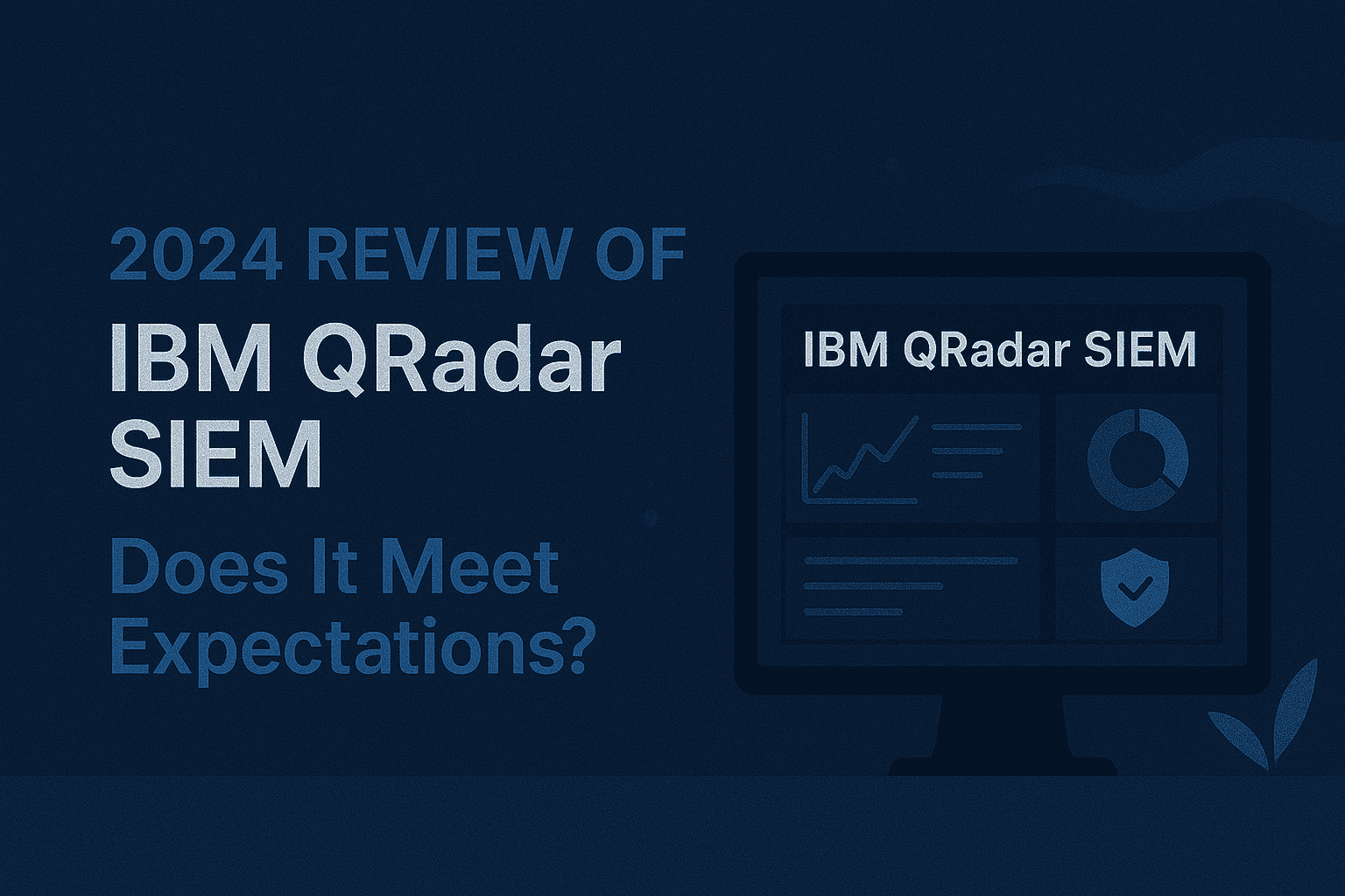 2024 Review of IBM QRadar SIEM: Does It Meet Expectations?