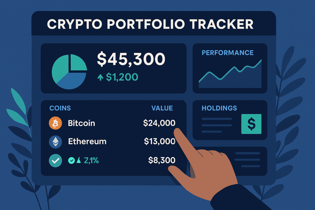 User Interface of the Crypto Portfolio Trackers