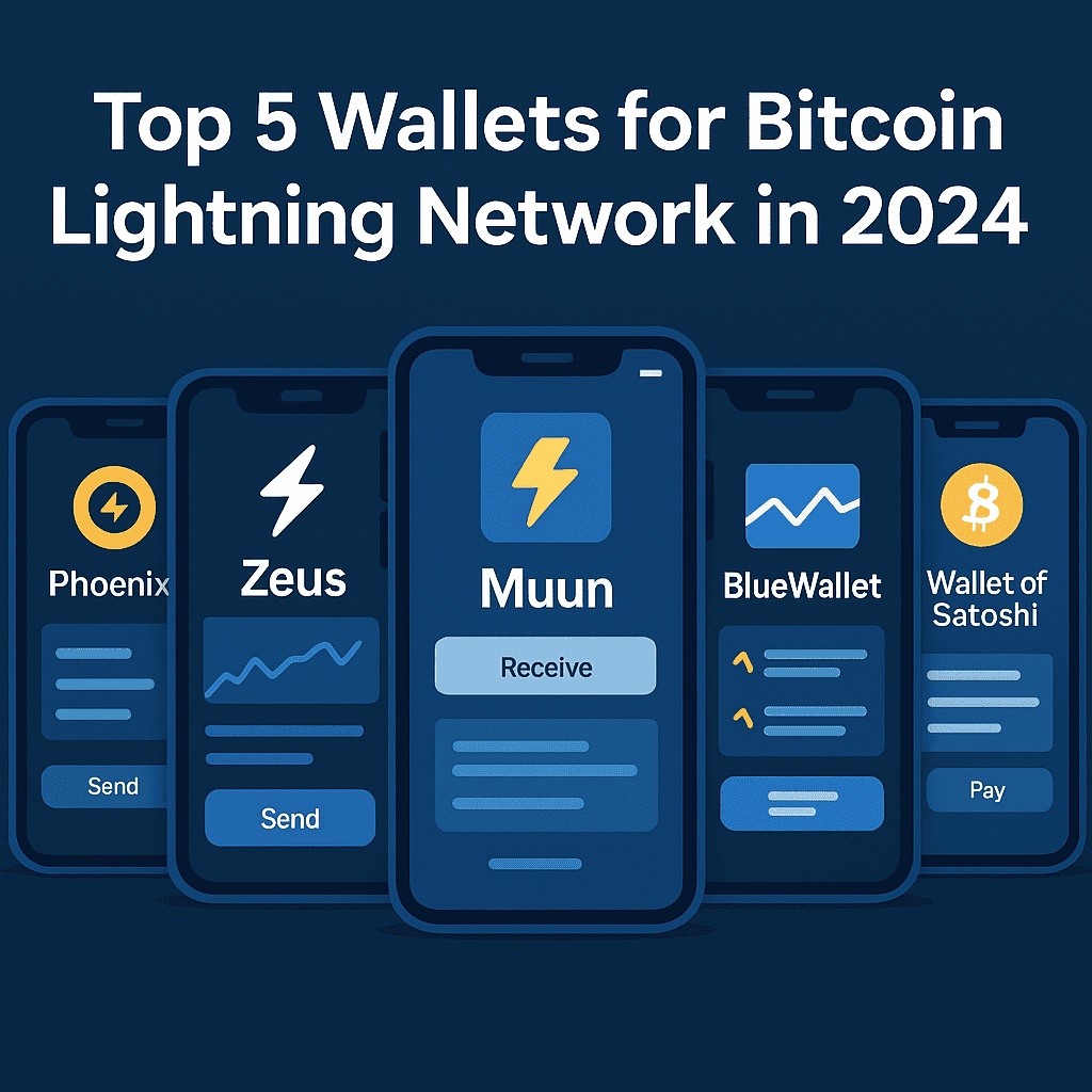 Top 5 Wallets for Bitcoin Lightning Network in 2024