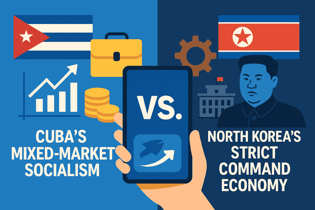 Cuba's mixed-market socialism shows how does the economy of Cuba differ from the economy of North Korea.