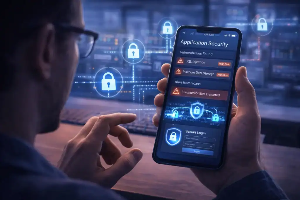 Developer reviewing Application Security vulnerabilities