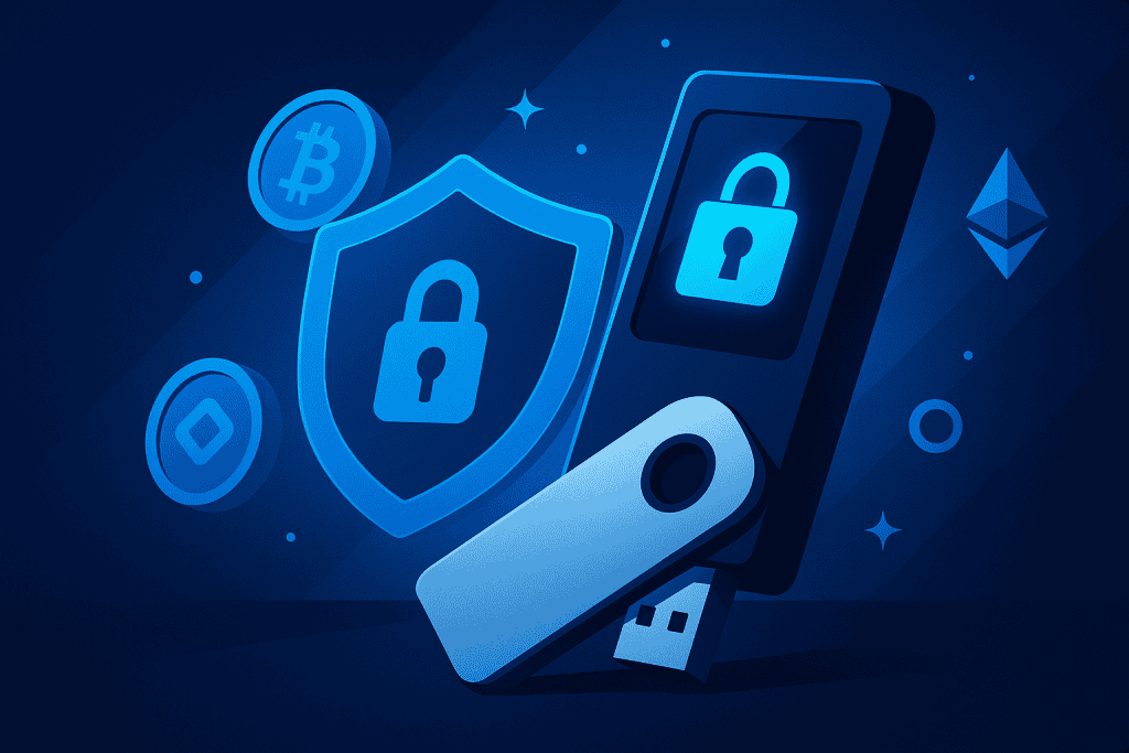 Secure cryptocurrency with a hardware wallet.