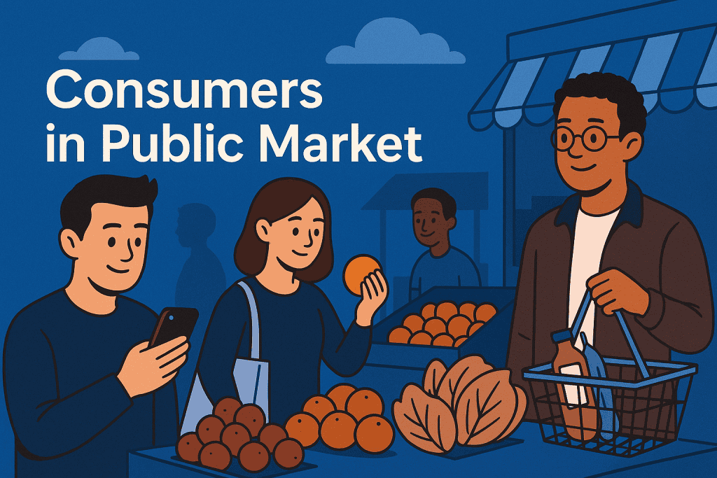 Consumers in public market