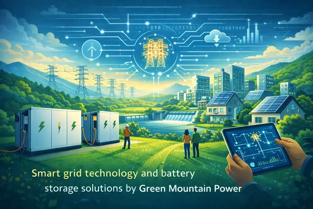 Smart grid technology and battery storage solutions by Green Mountain Power