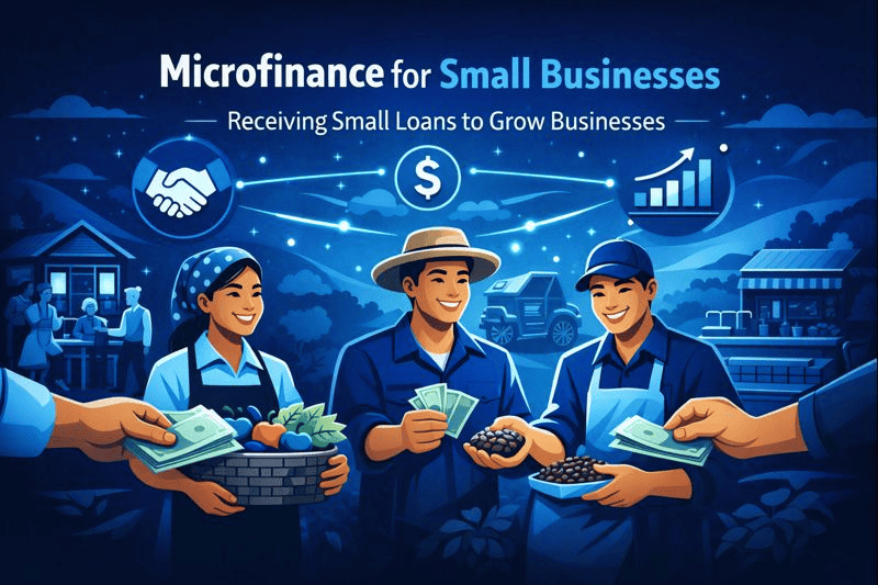 Entrepreneurs receive microloans to grow small rural businesses.