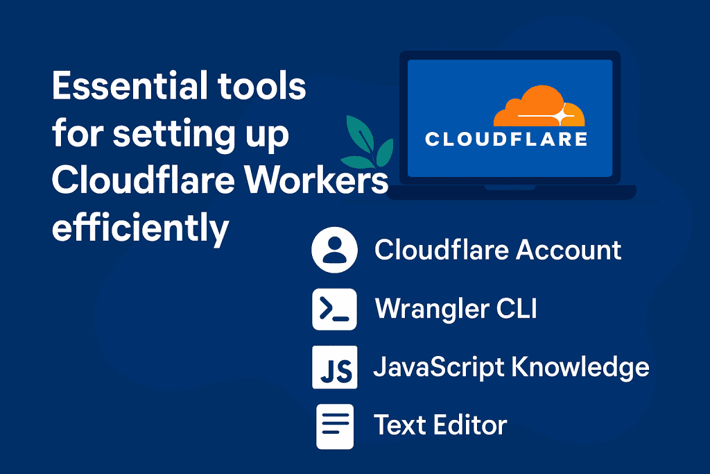 Essential tools for setting up Cloudflare Workers efficiently.
