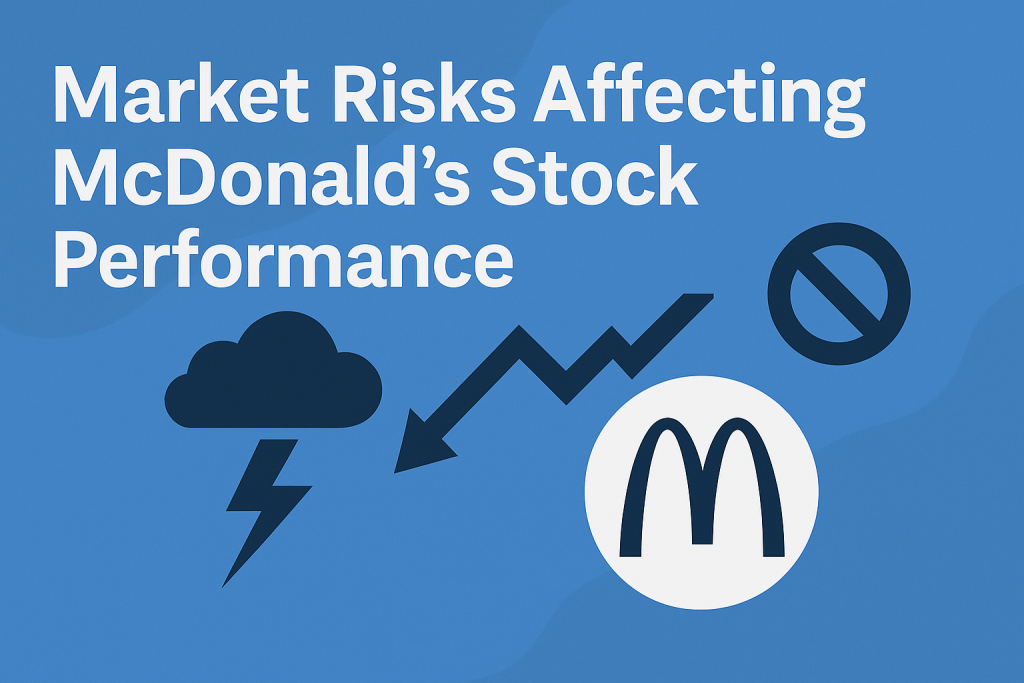 Market risks affecting McDonalds stock performance.