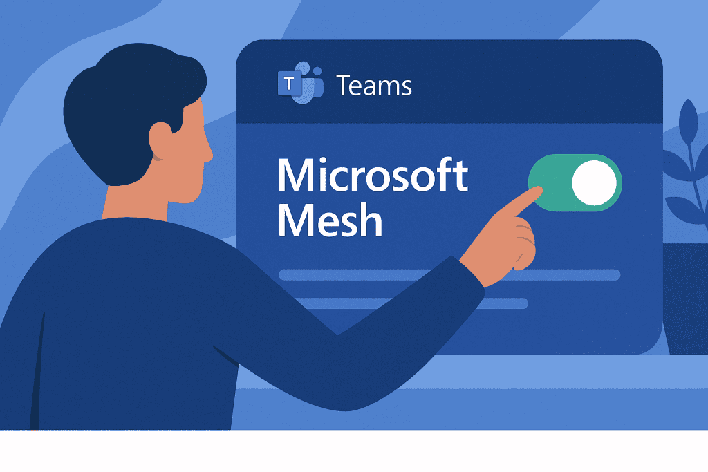 Activating Microsoft Mesh in Teams admin settings