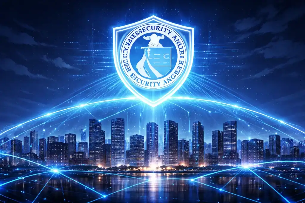 Cybersecurity and Infrastructure Security Agency shield symbol 