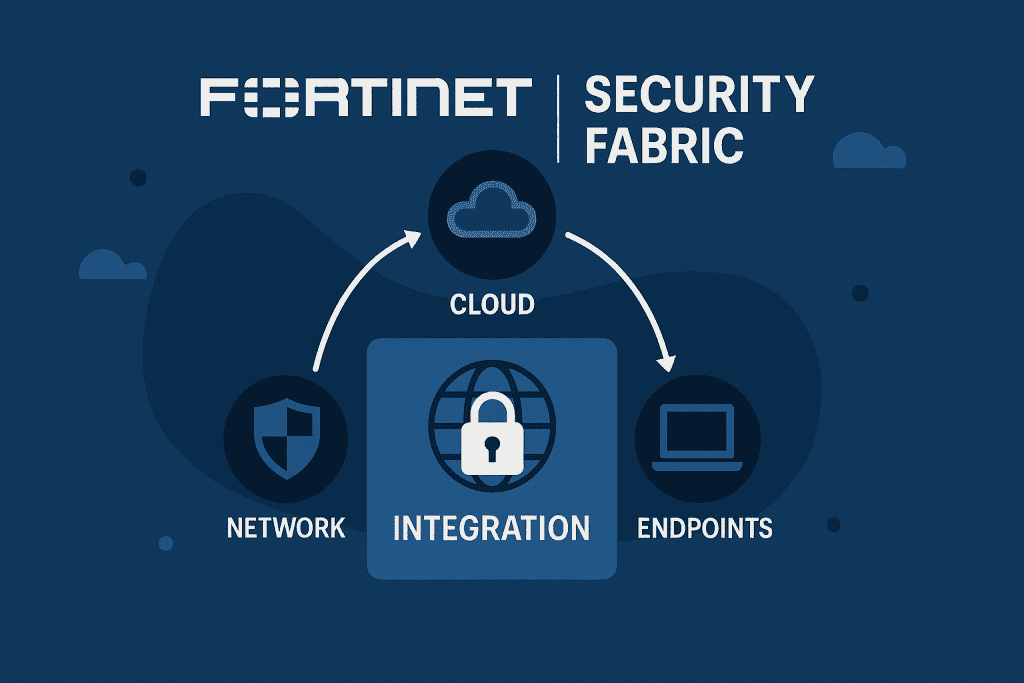 Diagram showing Fortinet Security Fabric integration