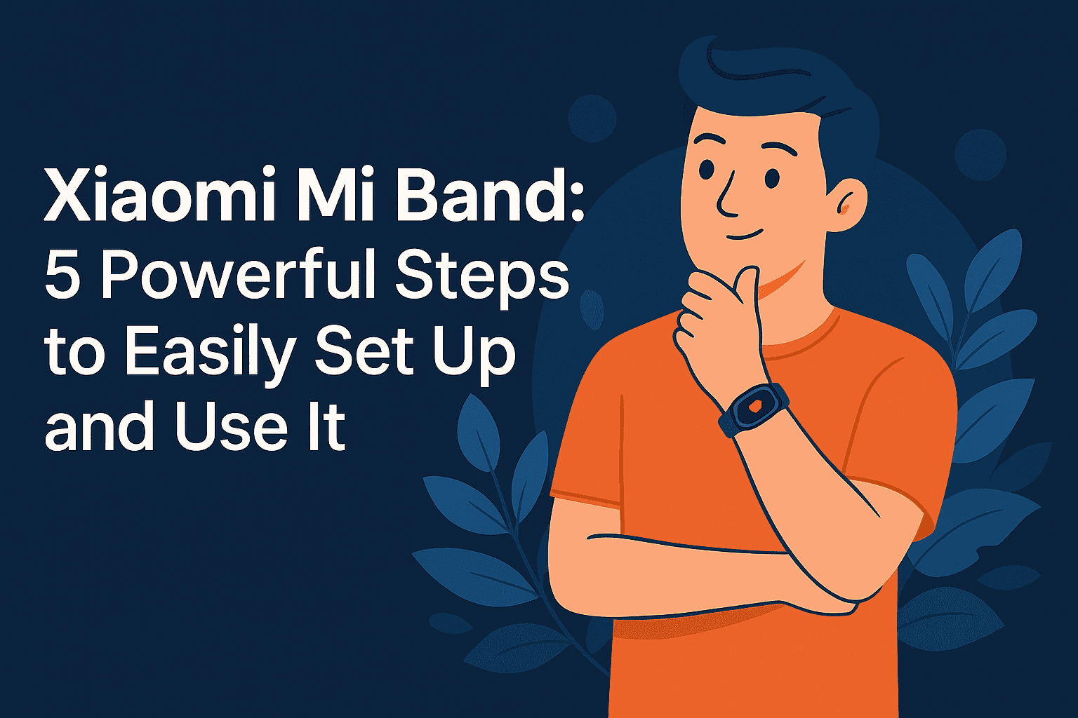 Xiaomi Mi 밴드: 쉽게 설정하고 사용할 수 있는 5가지 강력한 단계