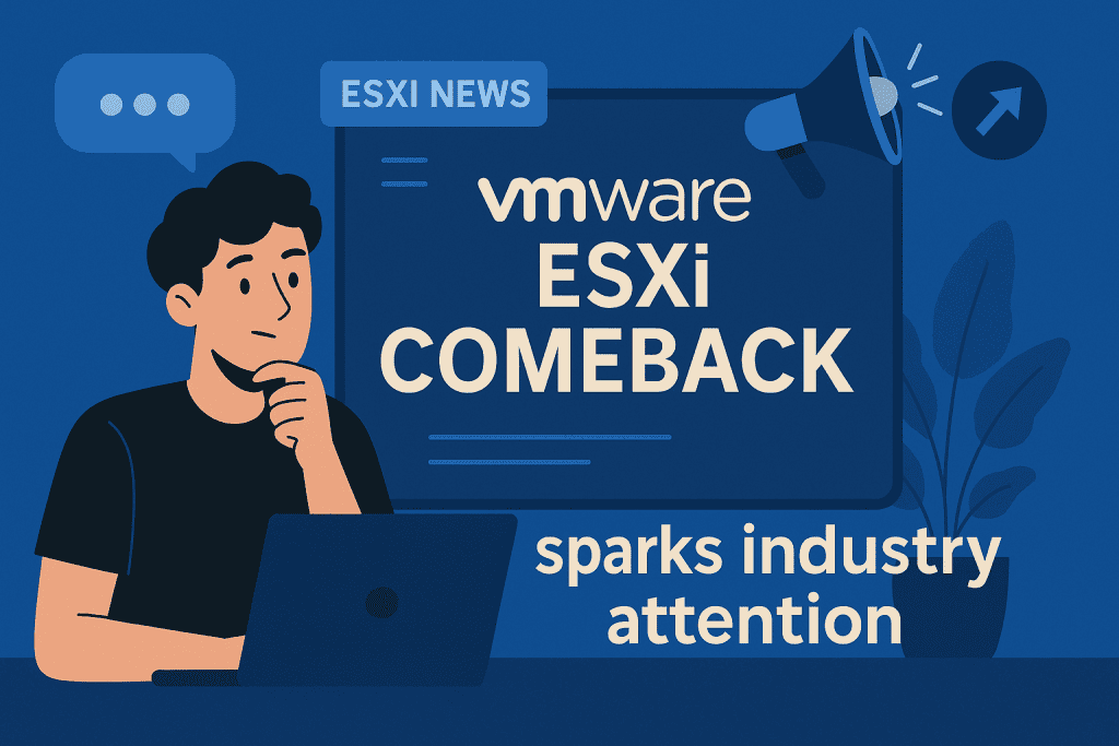 VMware ESXi comeback news sparks industry attention