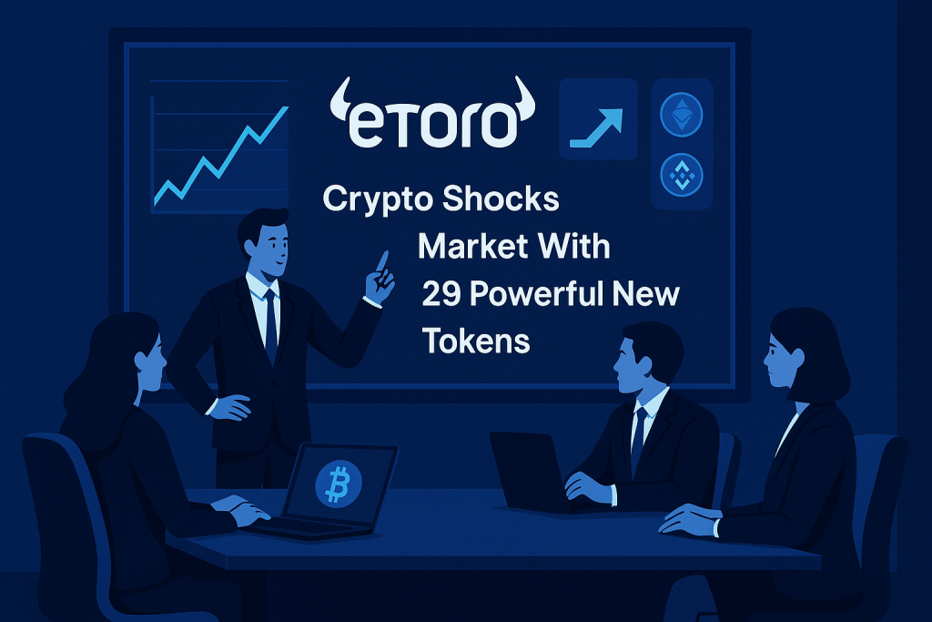 Etoro leadership team planning crypto strategy
