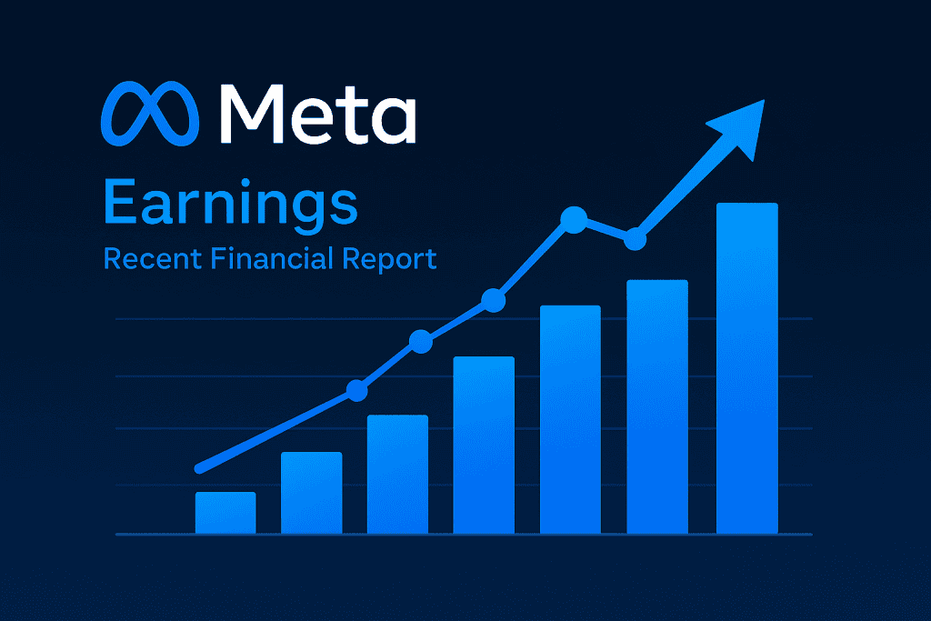 Meta Earnings recent financial report performance chart.