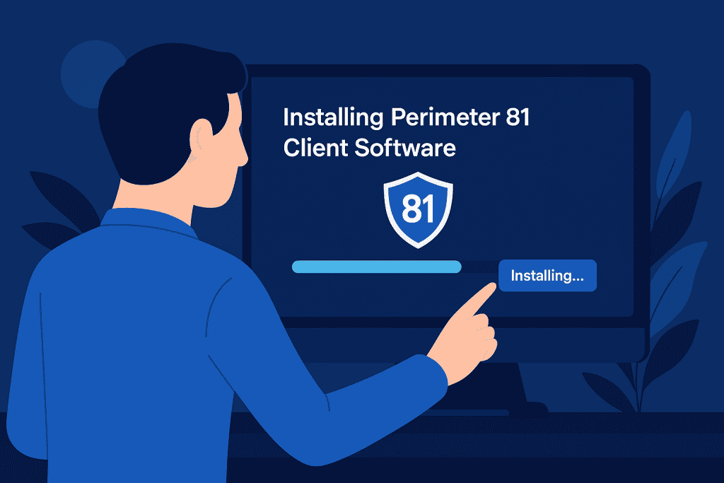 Installing Perimeter 81 client software on a desktop device