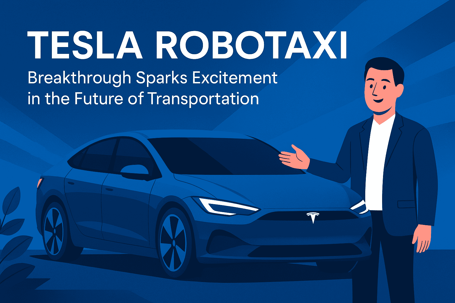Tesla Robotaxi:  Breakthrough Sparks Excitement in the Future of Transportation