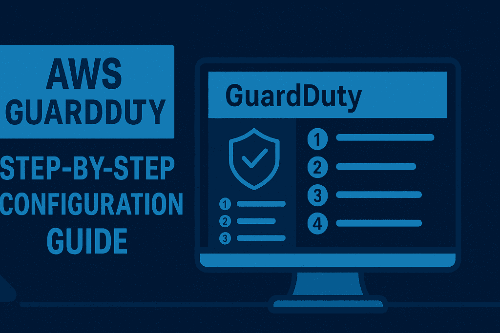 Step-by-step AWS GuardDuty configuration guide with dashboard view