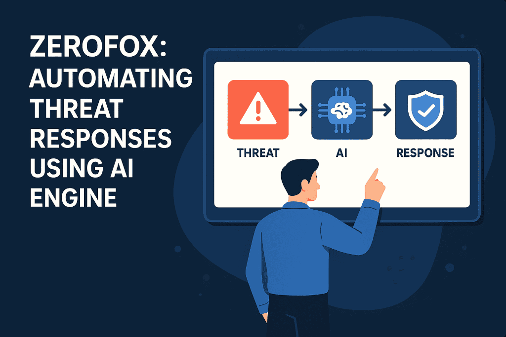 ZeroFox automating threat responses using AI engine.