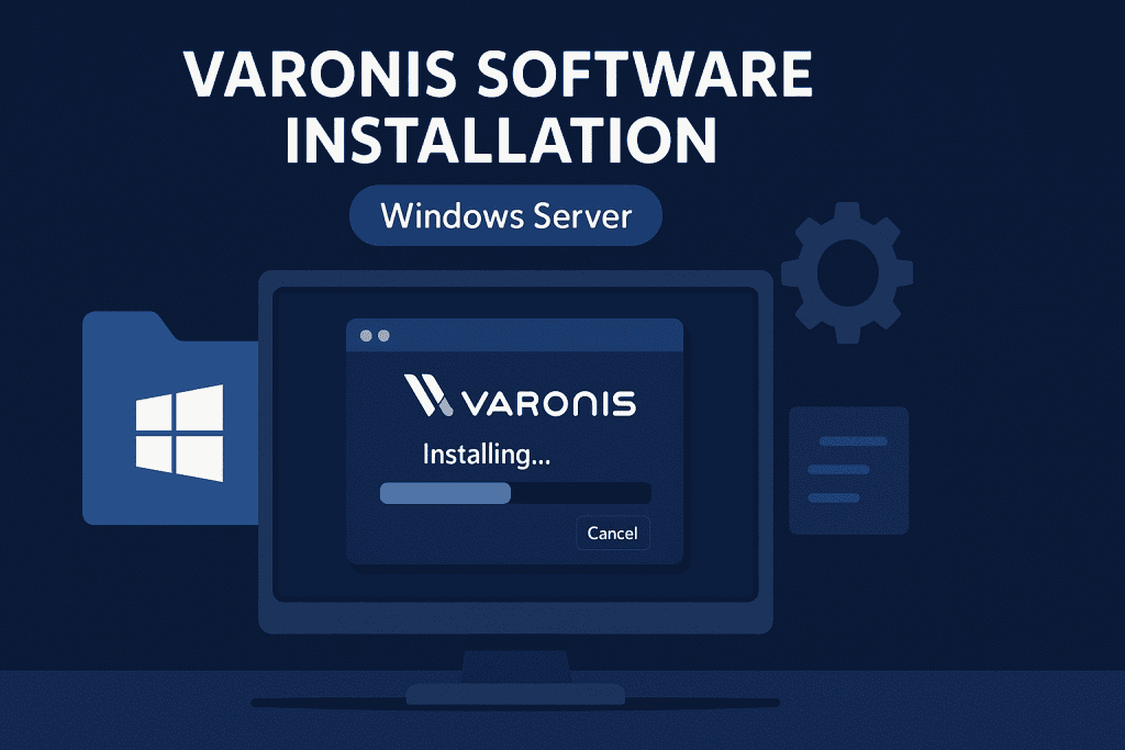 Varonis software installation on Windows Server