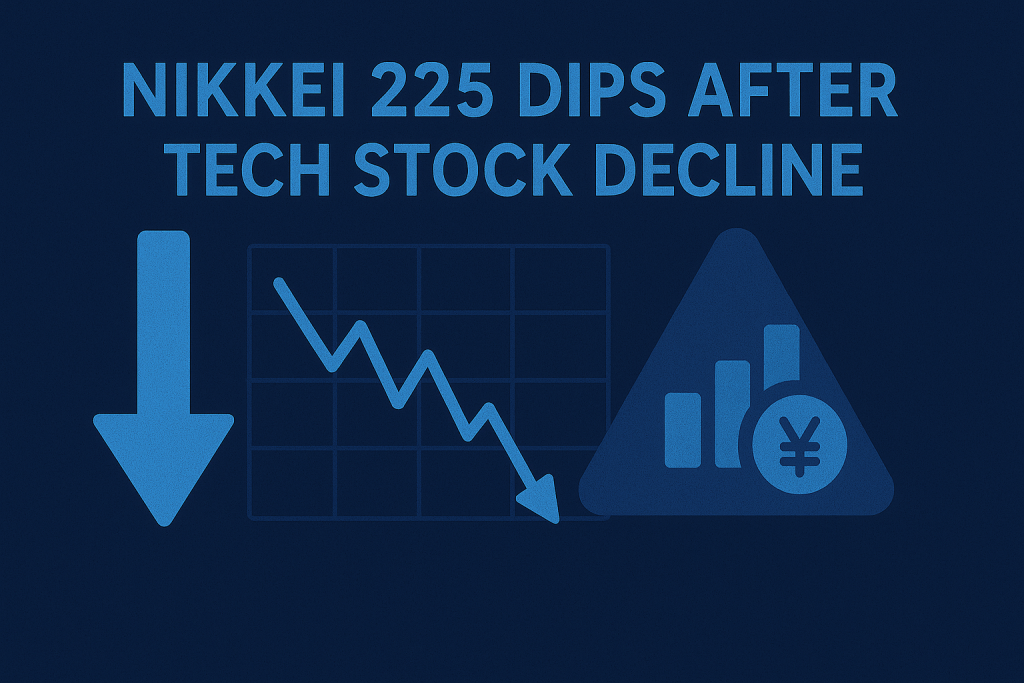 Nikkei 225 dips after tech stock decline