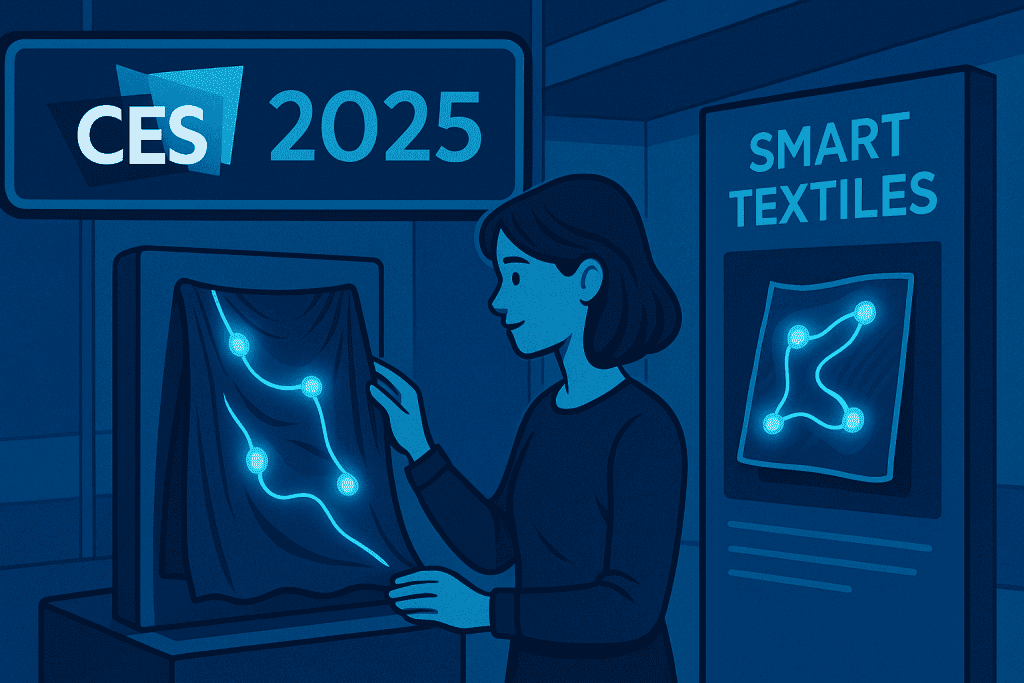 Smart Textiles showcased at CES 2025 booth