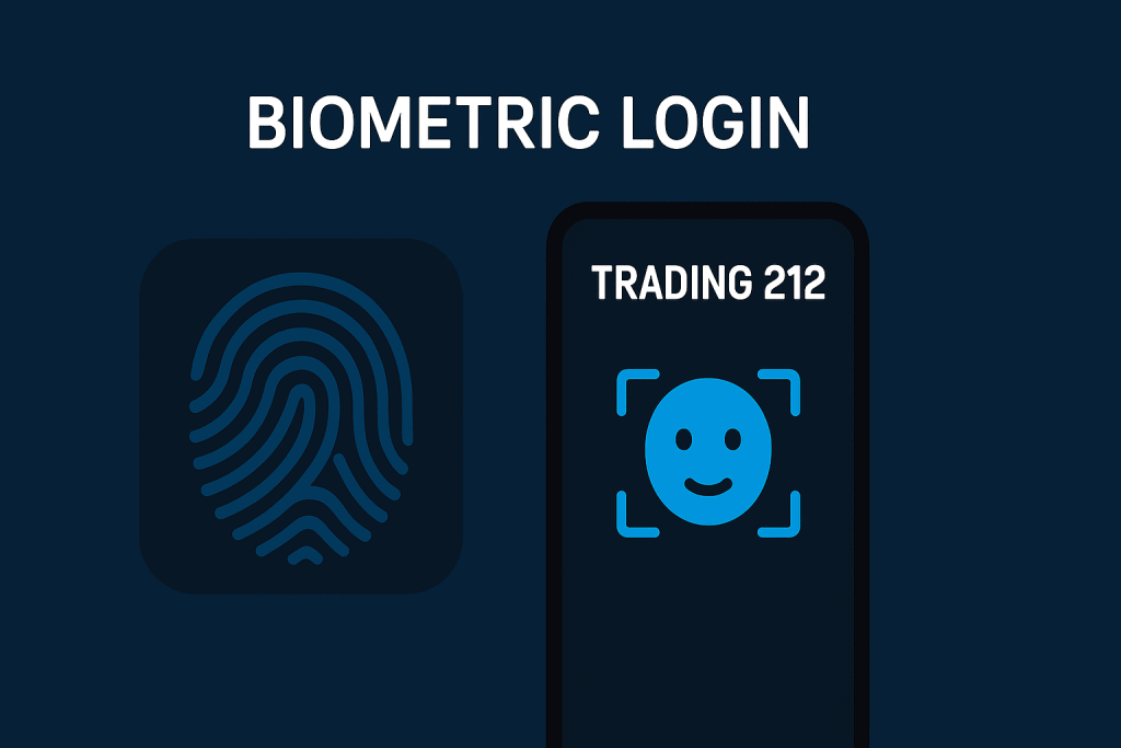 biometric login security feature on trading 212 app