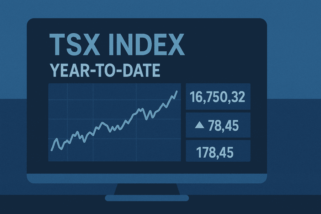 tsx index trendline with year-to-date chart