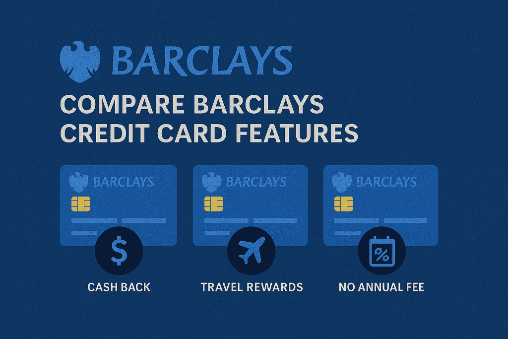compare barclays credit card features visually