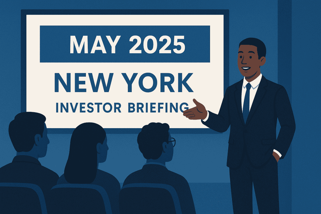 May 2025 New York investor briefing