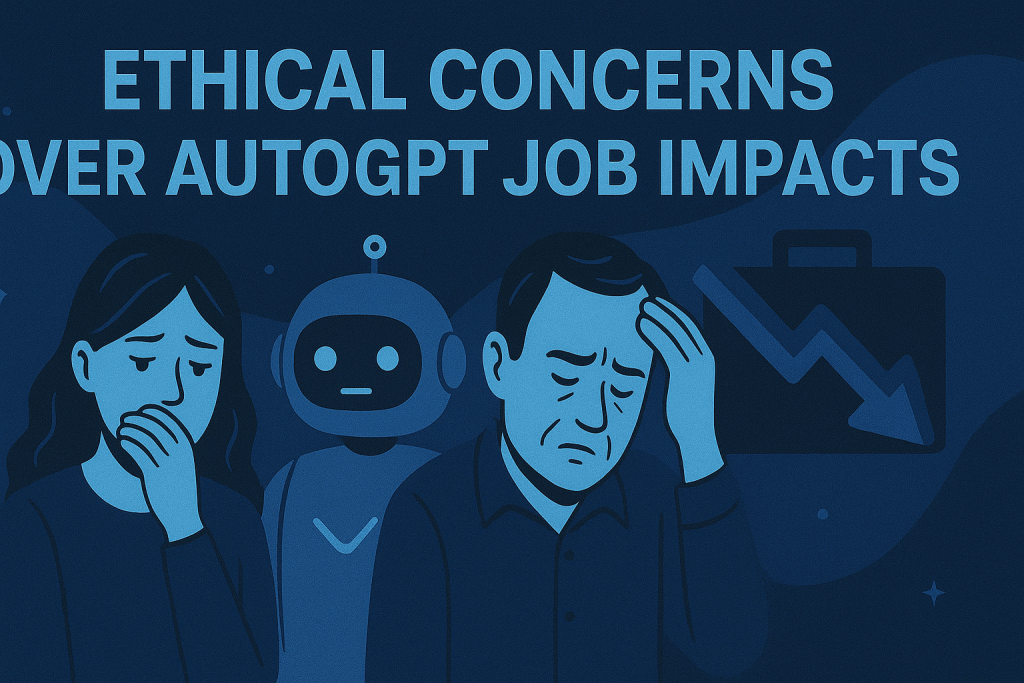Ethical concerns over autogpt job impacts