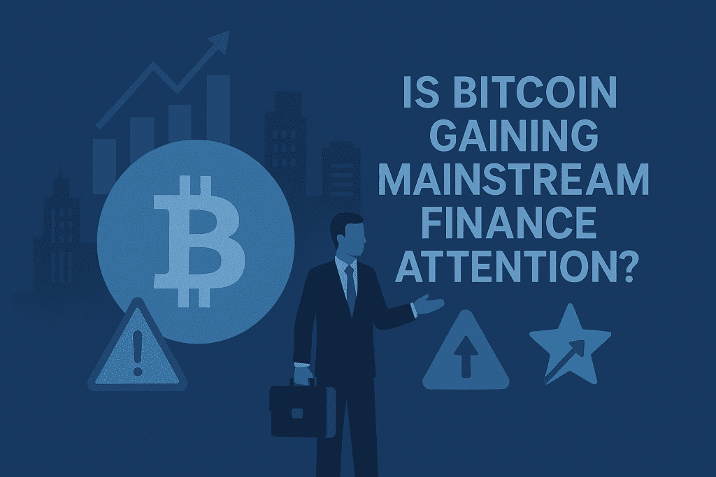 Bitcoin gaining mainstream finance attention with risks and rewards
