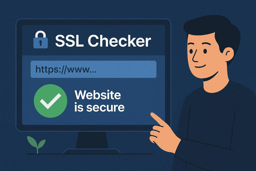 Ssl Checker showing website security status