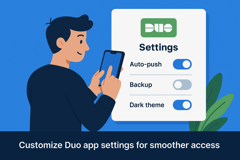 더 원활한 액세스를 위한 Duo 앱 설정 사용자 지정