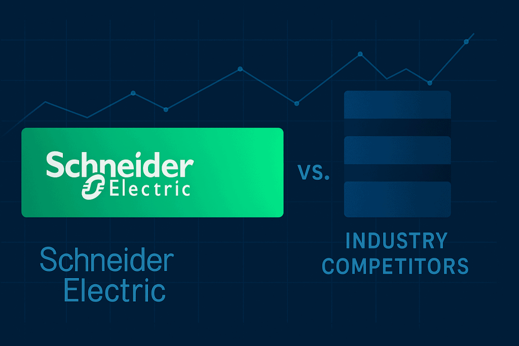 Comparing Schneider Electric with industry competitors.