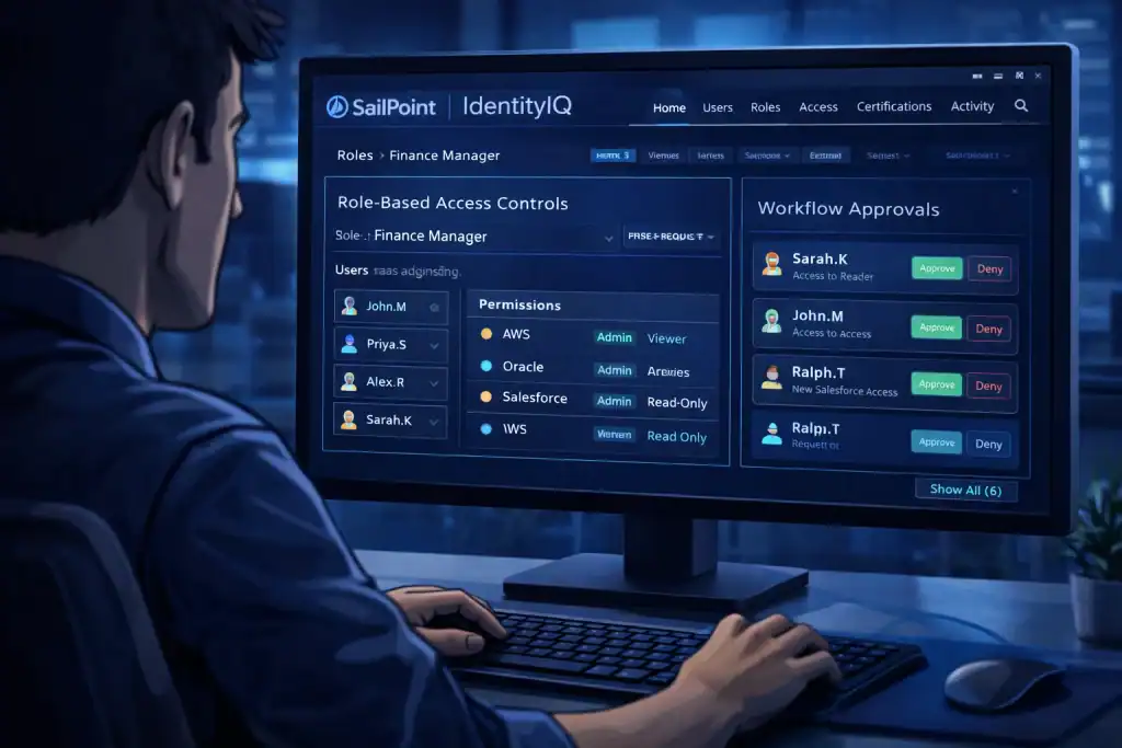  administrator configuring SailPoint IdentityIQ