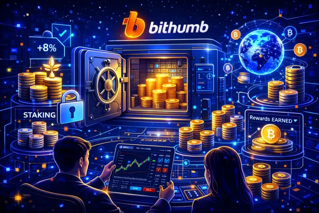 Bithumb represented through a secure blockchain ecosystem with cold storage vaults